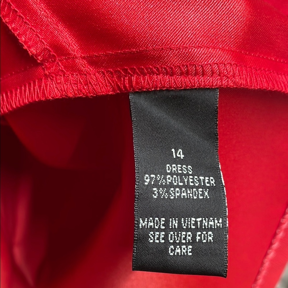 AB Studio Red Women's Dress - Picture 4 of 6
